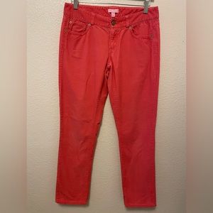 Lilly Pulitzer Main Line Pants Island Coral size 6